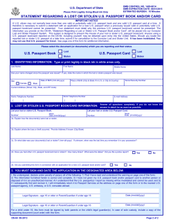 DS-64 Form.