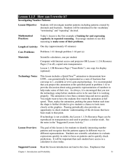 Lesson 1.1.5 How can I rewrite it?