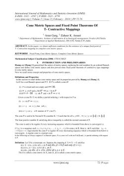 Cone Metric Spaces and Fixed Point Theorems Of T
