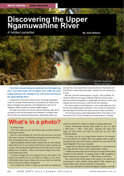 Discovering the Upper Ngamuwahine River
