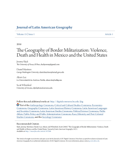 The Geography of Border Militarization