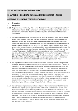 Appendix 2.3 Engine Testing Provisions