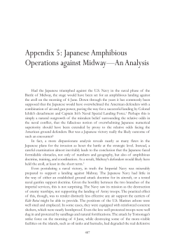 Japanese Amphibious Operations against Midway—An Analysis