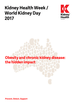 Obesity and chronic kidney disease: the hidden impact