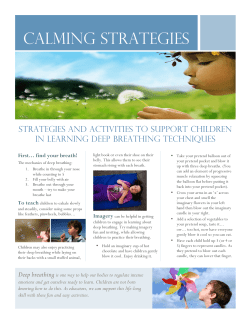 calming strategies