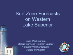 Maritime Influence of Lake Superior on Northland Weather