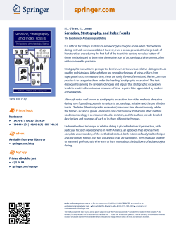 Seriation, Stratigraphy, and Index Fossils