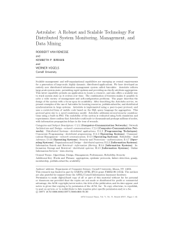 Astrolabe: A Robust and Scalable Technology