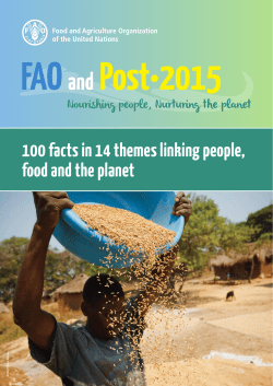 100 facts in 14 themes linking people, food and the planet