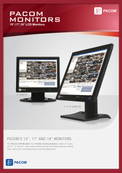 pacom monitors