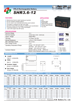 SHR3.6-12 - BB Battery