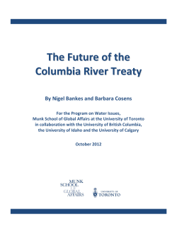 Consolidated version - Universities Consortium on Columbia River