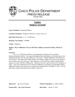 CHICO POLICE DEPARTMENT