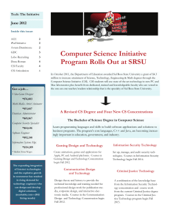 Computer Science Initiative