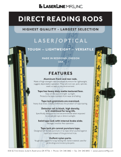 DIRECT READING RODS