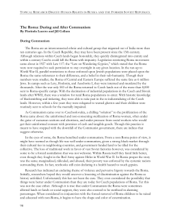 The Roma: During and After Communism