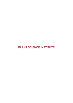plant science institute