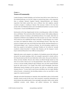 4. Traces of Community - Gutenberg