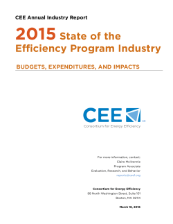 State of the Efficiency Program Industry report
