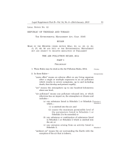 Air Pollution Rules, 2014