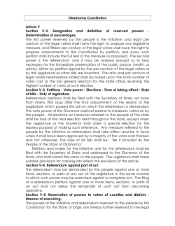 Oklahoma Constitution Article V Section V