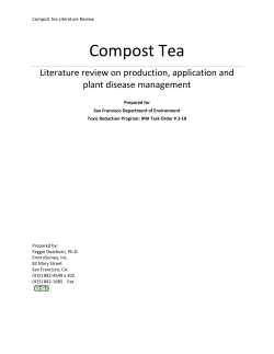 Compost Tea - SF Environment