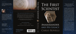 First Scientist cover
