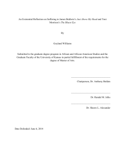 An Existential Reflection on Suffering in James