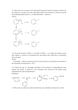 15.1 Show how loss of a proton can be represented using