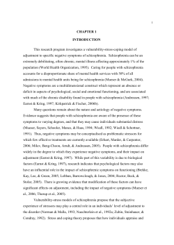 CHAPTER 1 INTRODUCTION This research program