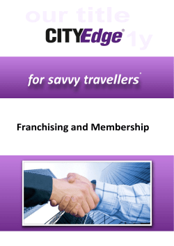 for savvy travellers - City Edge Serviced Apartments