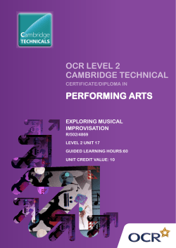 PeRFORMING ARTs