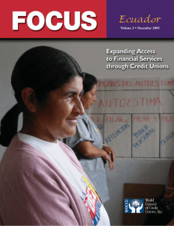 Ecuador - World Council of Credit Unions