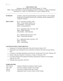 - College of Charleston School of Business