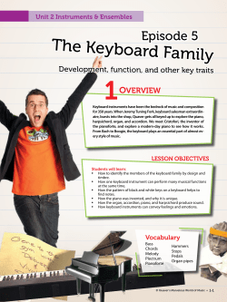 The Keyboard Family