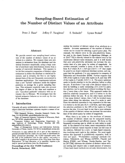 Sampling-Based Estimation of the Number of Distinct Values of an