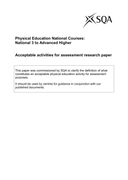 Components of Physical Education