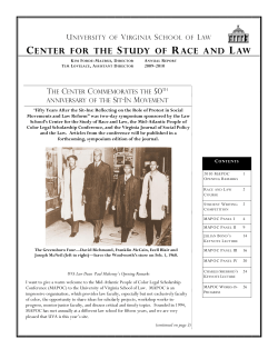 2009-10 Report - UVA Law