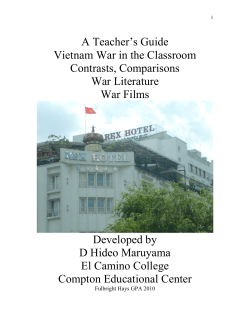 A Guide for Vietnam and America Contrasts and Outcomes