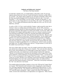 Suddenly and Deliberately Attacked! The Story of the Panay Incident