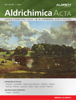 Aldrichimica Acta - Sigma