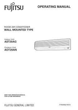 operating manual - Fujitsu General