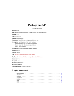 Package `mefa4`