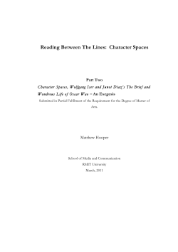 Reading Between The Lines: Character Spaces