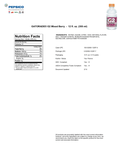 GATORADE&reg; G2 Mixed Berry