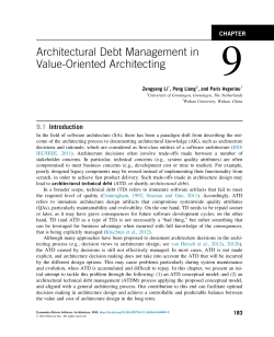 Economics-Driven Software Architecture