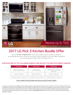 2017 LG Pick 3 Kitchen Bundle Offer