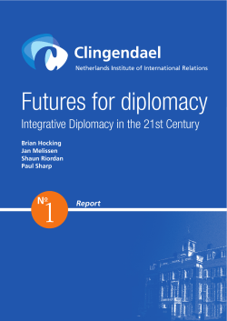 Futures for diplomacy