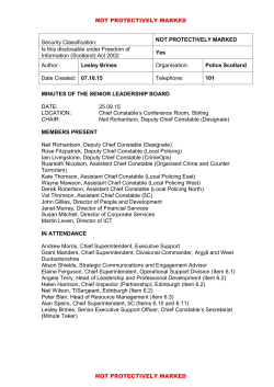 Senior Leadership Board Minutes 25092015