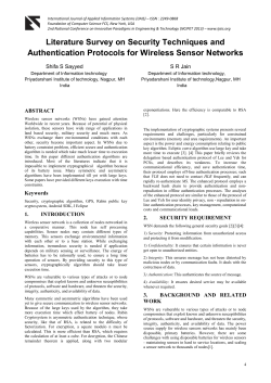 Literature Survey on Security Techniques and Authentication